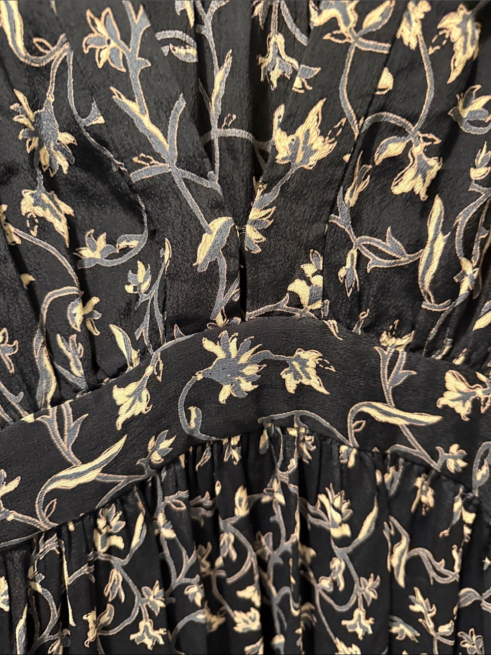 Dôen Zinnia Floral Maxi Dress in black XS - Picture 7 of 9